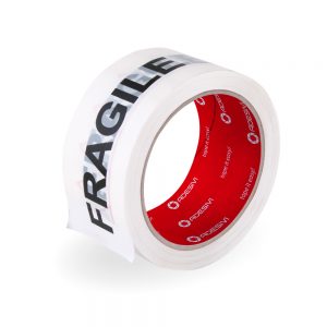 Тиксо с печат Чупливо / Fragile, 48 мм × 60 м